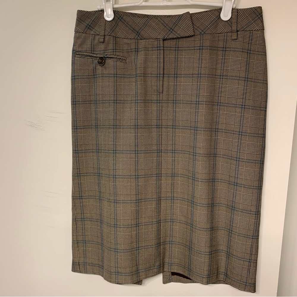 Mexx plaid pencil skirt.